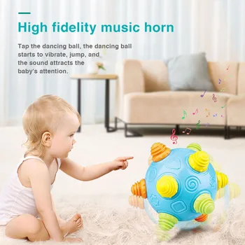 

NEW Musical Instrument Jumping Joggle Bouncing Ball Baby Outdoor Sport Toy Educational Toys Dancing ball for Children Gifts