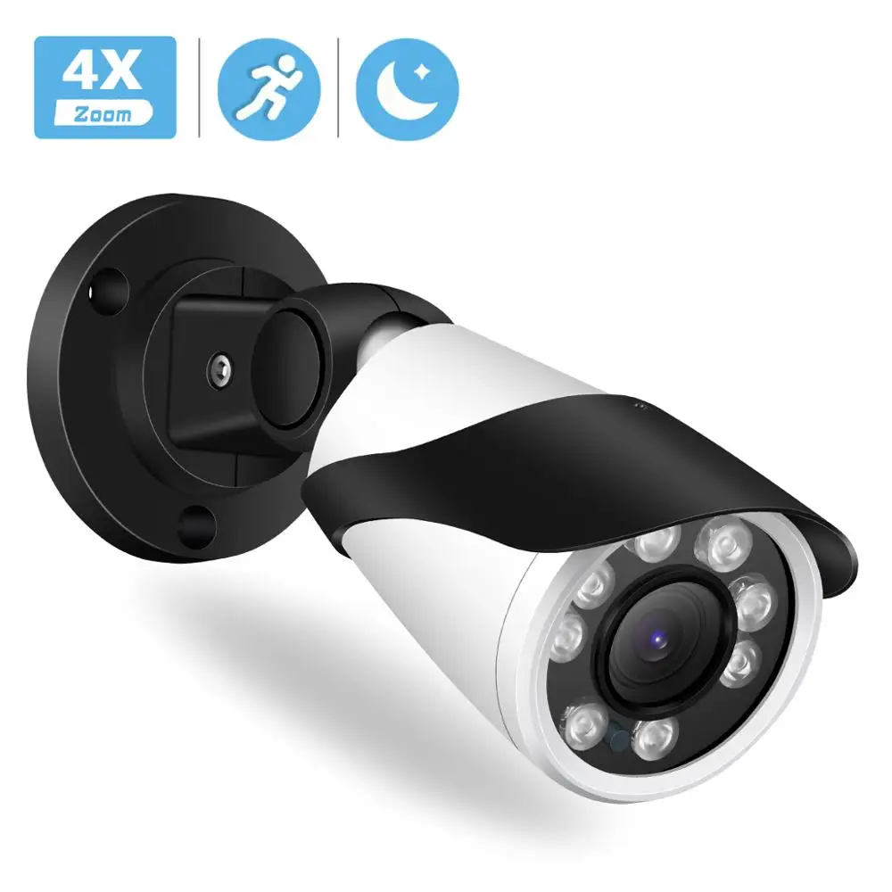 BESDER 4MP Ultra HD 4X Manual Zoom cámara IP H.265 impermeable al aire