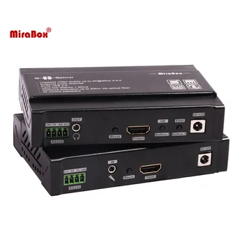 

MiraBox Mouse Keyboard No Latency KVM Fiber Extender with SFP Interface 20Km 4K 4:4:4 USB2.0 HDMI Extender over Fiber for PC