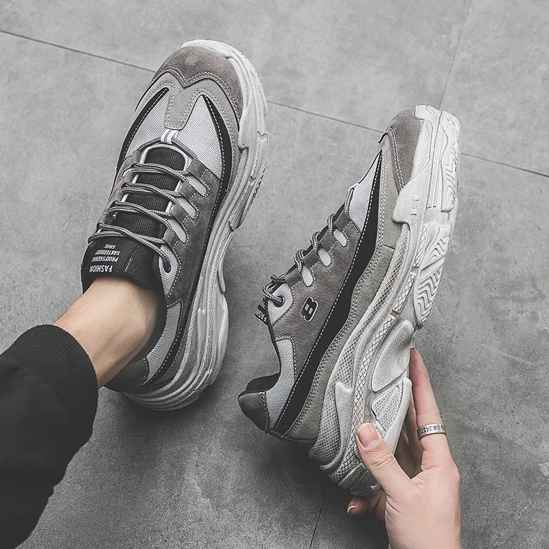 

Casual Shoes men Sneakers High Quality City Fashion Shoes 2019 Men Trainers Youth Boys Footwear Chunky Shoes Beautiful A2-20
