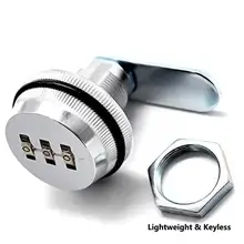 3 цифровой код Комбинации замок шкафа из цинкового сплава, цинковый сплав Пароль замок для безопасности дома замок для почтового ящика, шкафа шкафчик выдвижными ящиками