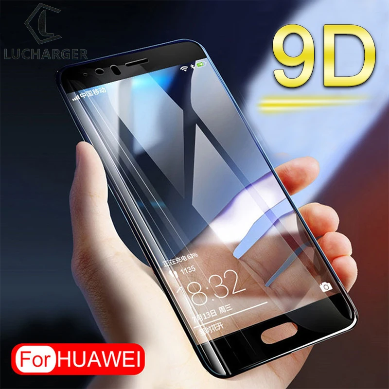 Защитное стекло 9d для huawei p8/p9 lite p 8/9/p8lite/p9lite 2017 | Мобильные телефоны и аксессуары