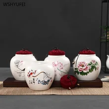 Прямые продажи классический синий и белый Керамика Домашние орехи кофейные бобы чай уплотнение хранение влаги декоративный контейнер