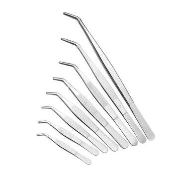 

8 Kinds Tweezers Anti-static Straight Curved Tweezers Precision Stainless Tweezers for Phone PCB Jumper Wire Soldering Repair
