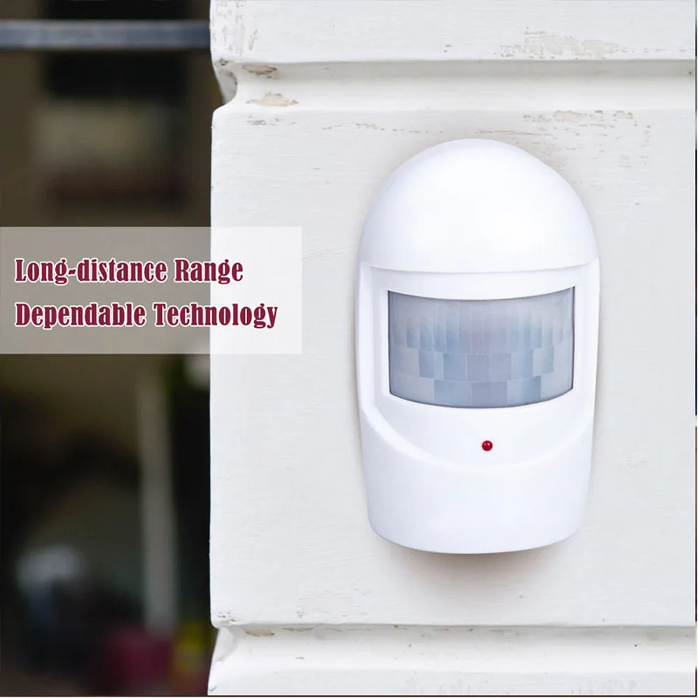 Wireless Motion Sensor Detector Door Gate Entry Bell Chime Alert Alarm Doorbell-3