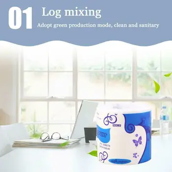 

6Pcs Soft Ultra Strong Toilet Paper Three Layers For Home Bathroom Kitchen Klopapier Rolling Paper Bath Tissue Tissue Paper