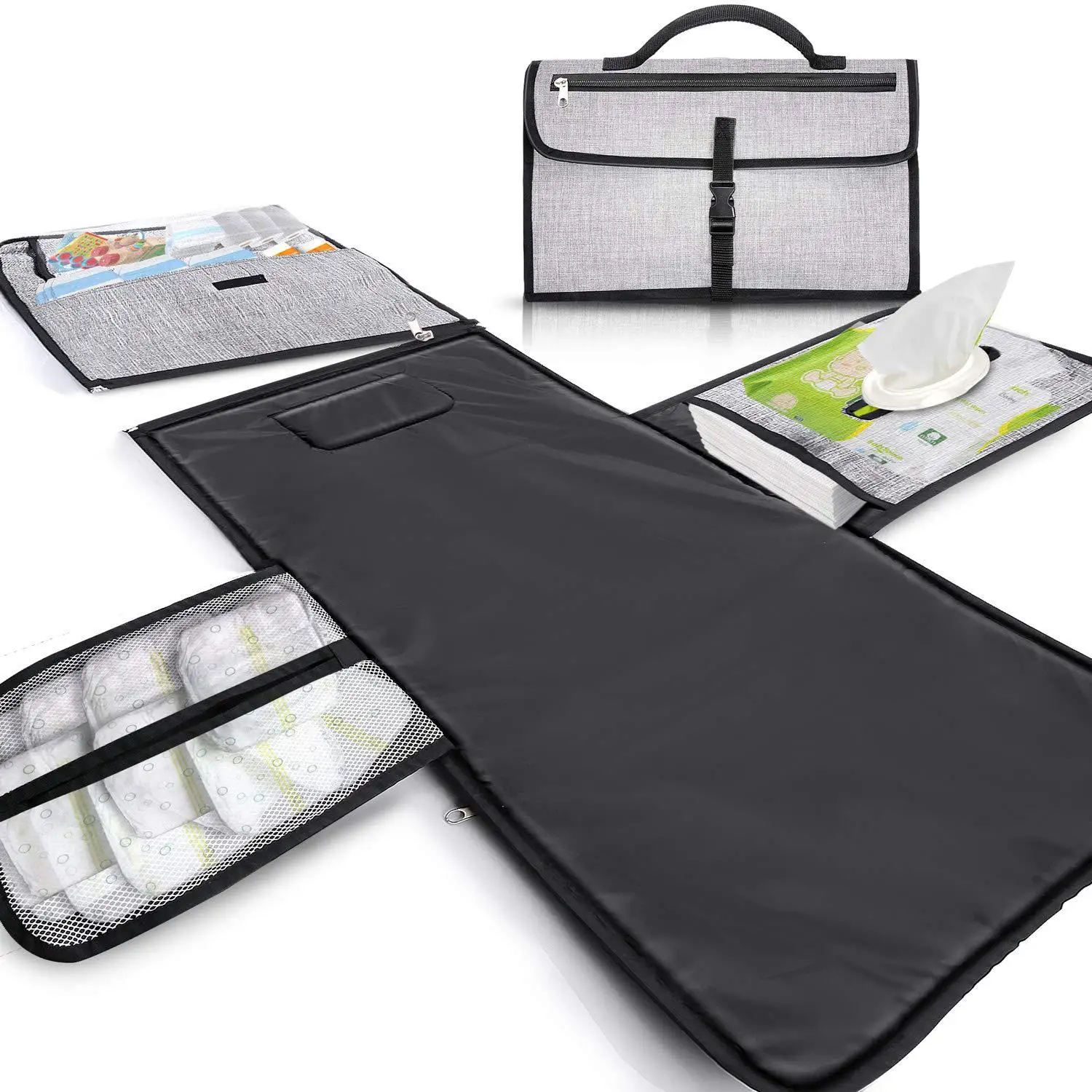 

New Style niao pian dian Convenient Carriable Diaper Bag Infant Diaper Urine Pad Waterproof Multi-functional Mommy Bag