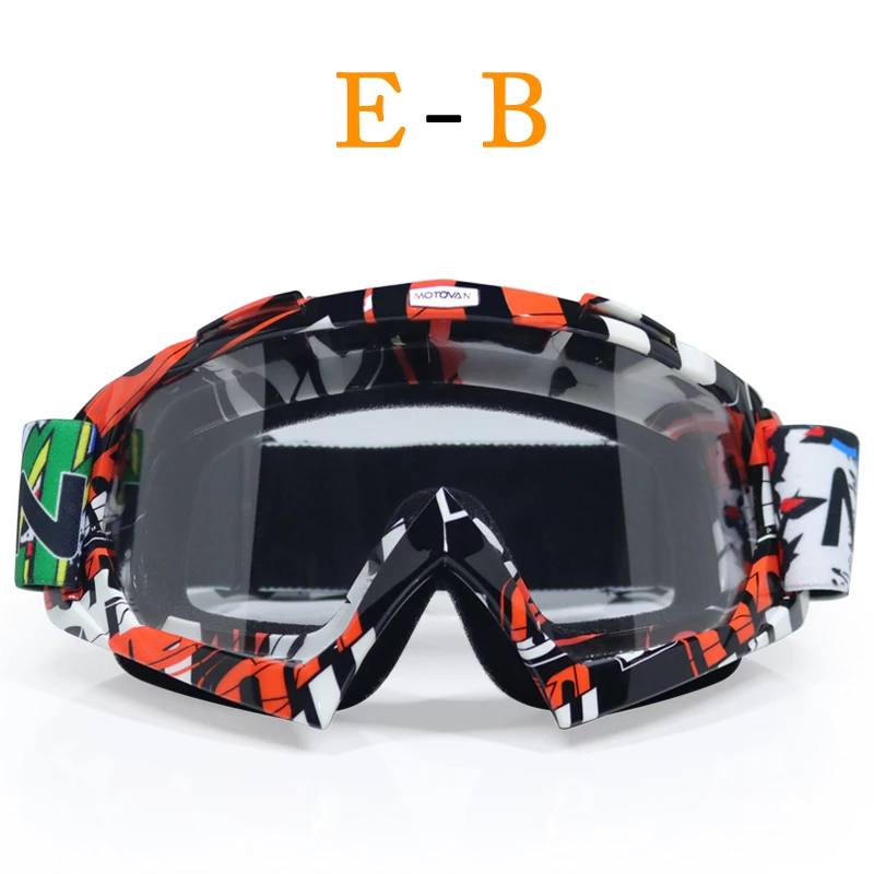 Горячая Распродажа Мото шлем очки gafas moto cross для кроссового мотоцикла шлемы с очками очки лыжные очки для катания на коньках - Цвет: B2
