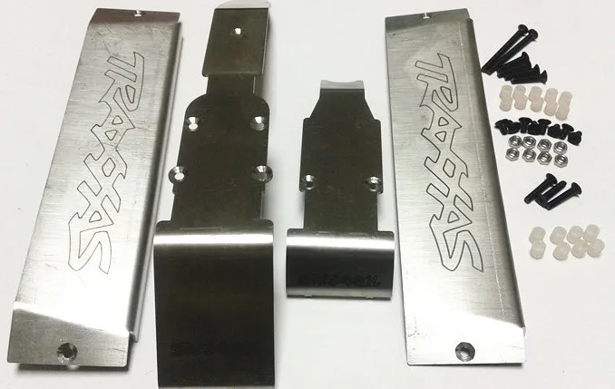 

Stainless Steel Armor Protection Chassis Plate for 1/10 Traxxas E-Revo 2.0
