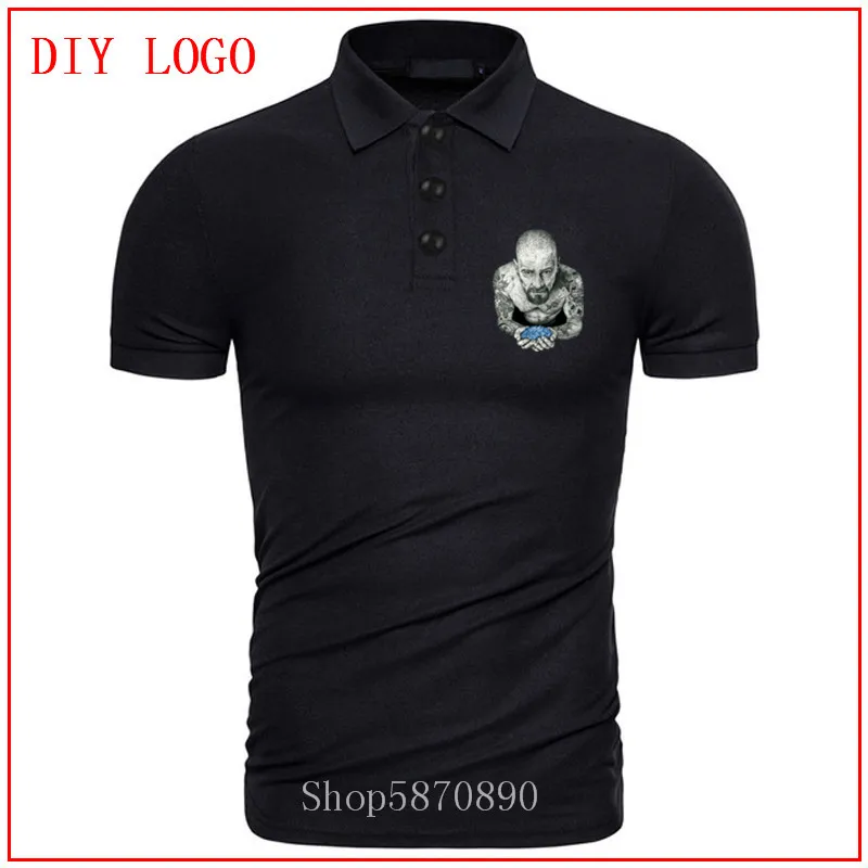 Heisenberg tattoo camisetas рубашка поло hombre manga corta летние топы удобные и дышащие