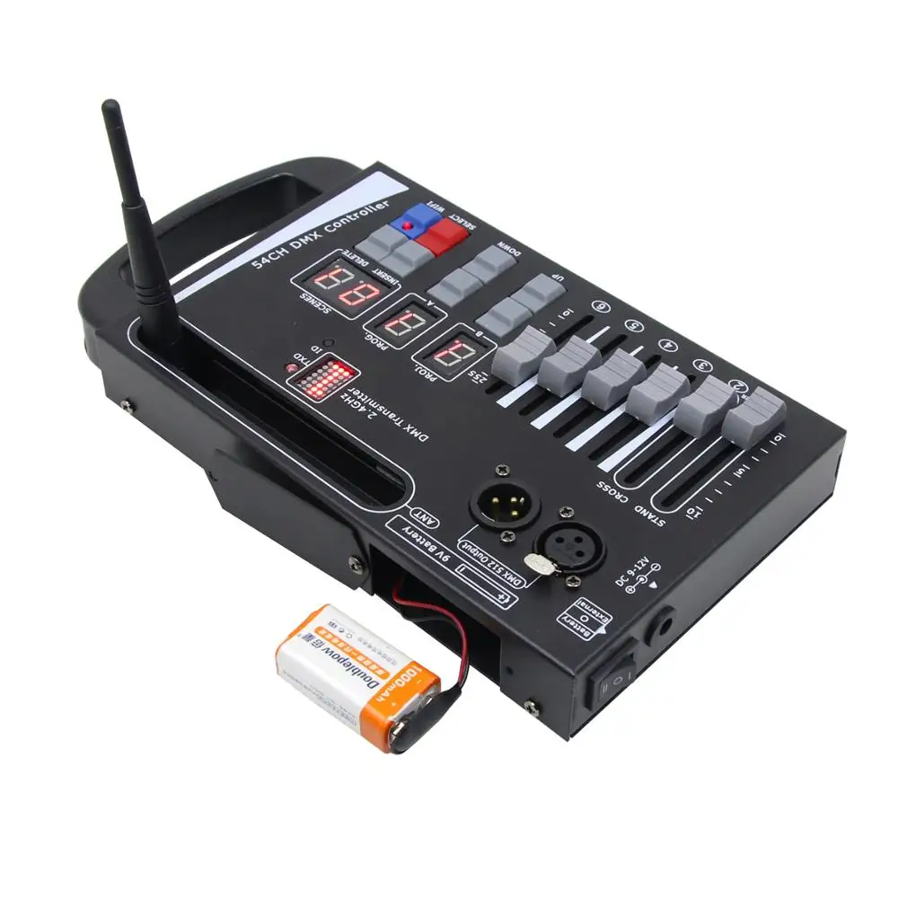 54Ch Wireless Dmx Controller Dj Controller Beam Moving Commercial Lighting Dj Equipment Disco Laser Light Led Console