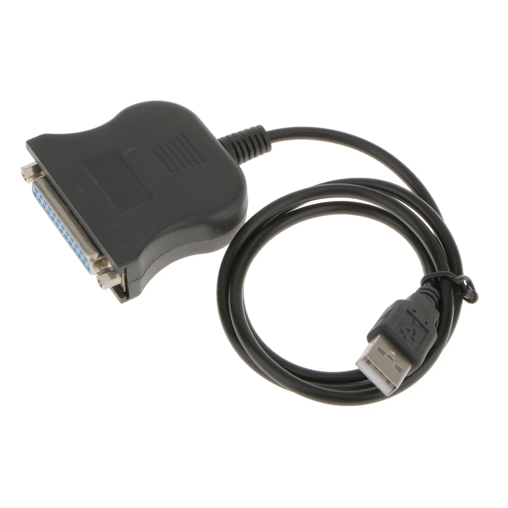 USB Type A Male to DB-25 Female Parallel Printer Connector Cable Cord for HP Printer