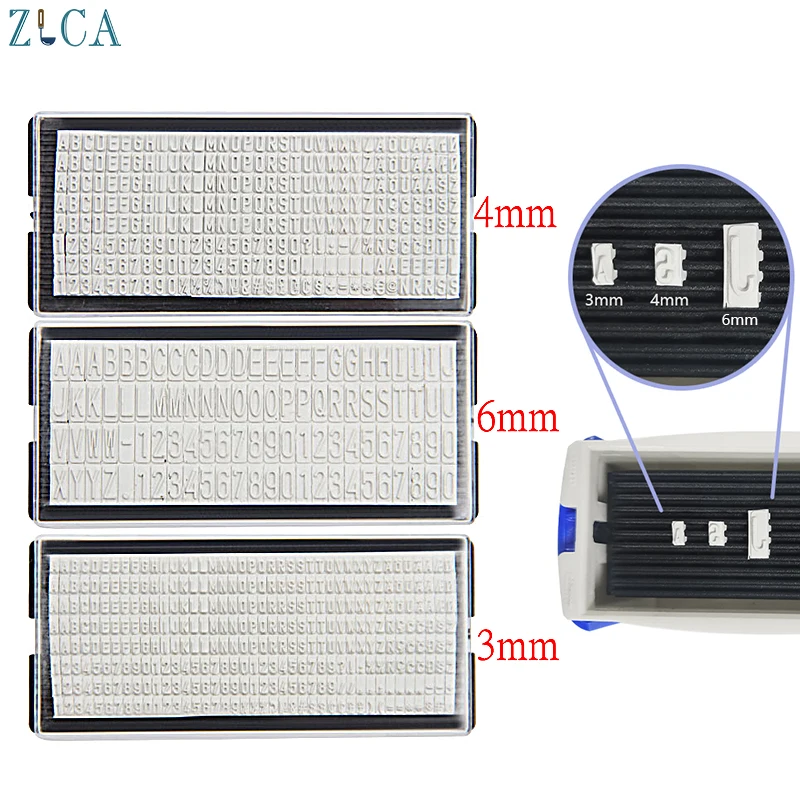 3mm/4mm/6.4mm Digital Letters Plate Custom Personalised Name Address Rubber Stamp Accessory Craft Supplies DIY Scrapbooking | Дом и сад
