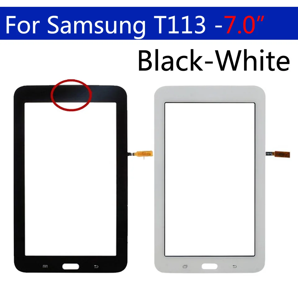 7," для Samsung Galaxy Tab 3 Lite T113 T116 сенсорный экран дигитайзер панель сенсор для SM-T116 T113 ЖК-дисплей планшет сенсорный экран