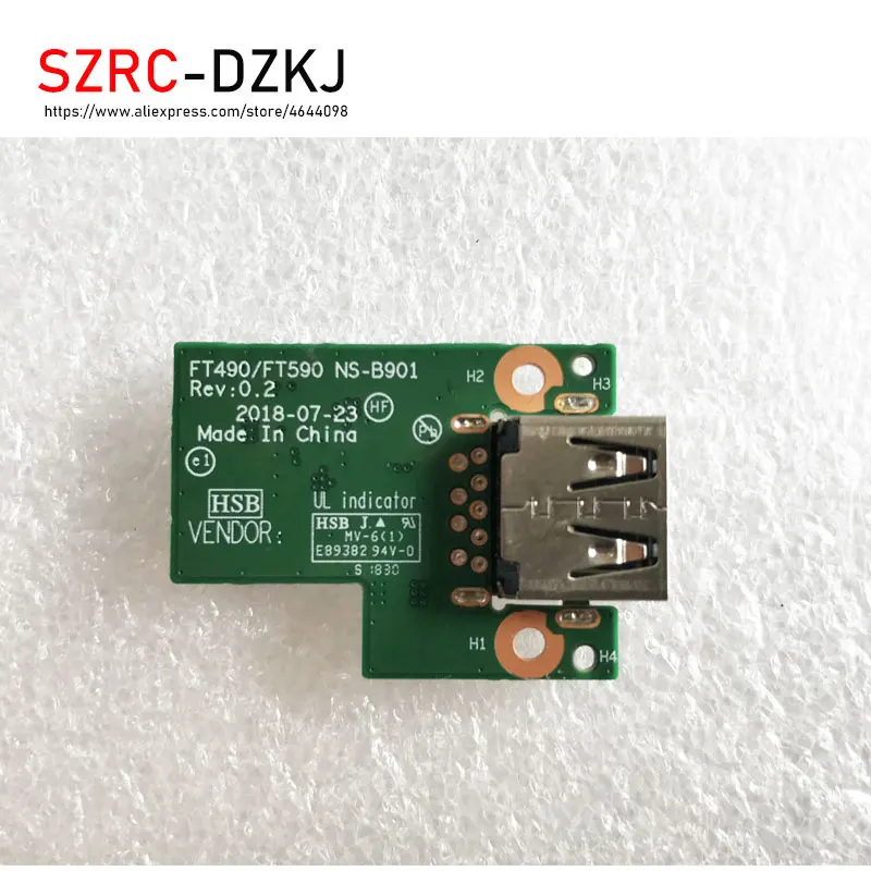 Nuovo Originale Per Lenovo Thinkpad T490 T590 Porta Usb Interfaccia Sudcard Bordo Ns-B901