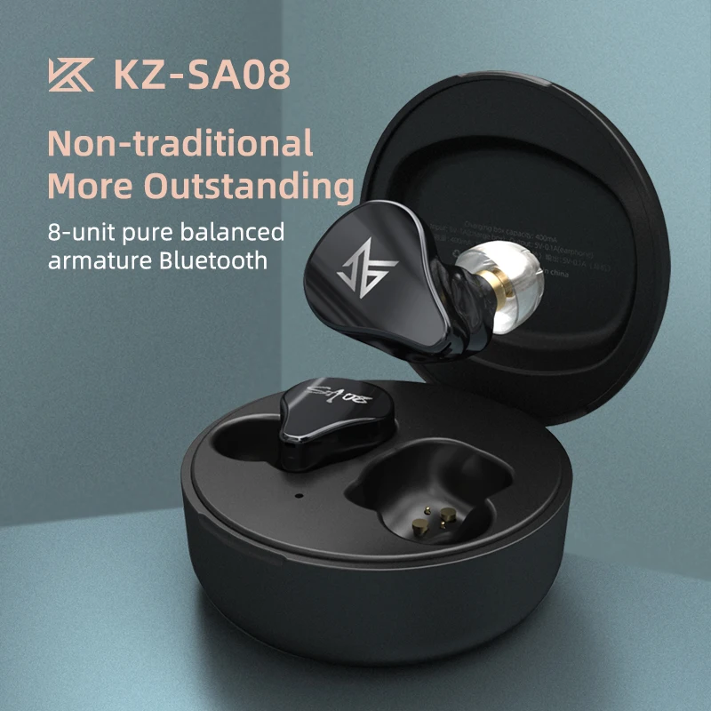 Беспроводные наушники KZ SA08 TWS с поддержкой Bluetooth 5 0 сенсорным управлением