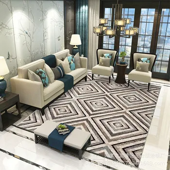 

Bedside Balcony Floor Mats Home Decoration Area Rugs Chinese Flower Printed 3D Carpet for Living Room Sofa Large Carpets Bedroom