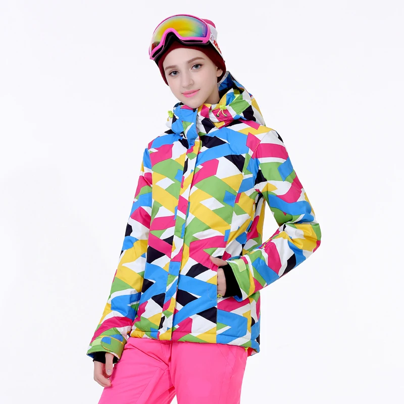 Женский зимний костюм, комплект, женская одежда для занятий сноубордингом, одежда для зимних видов спорта на открытом воздухе, 10 K, водонепроницаемый костюм, лыжные куртки+ нагрудники, зимние штаны