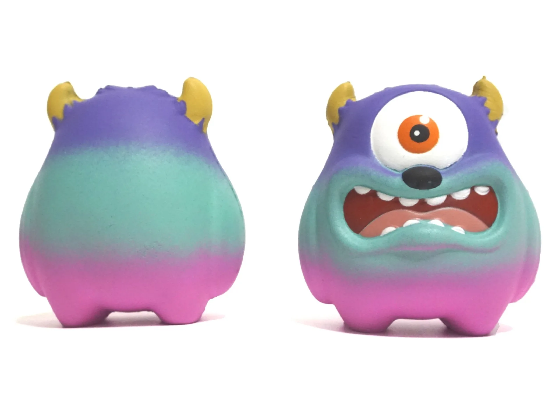 New Products Hot Sales Memory Foam Cartoon Big Mouth Monster Pu Memory Foam One-Eyed Big Mouth Blame Eyes Big Mouth Monster