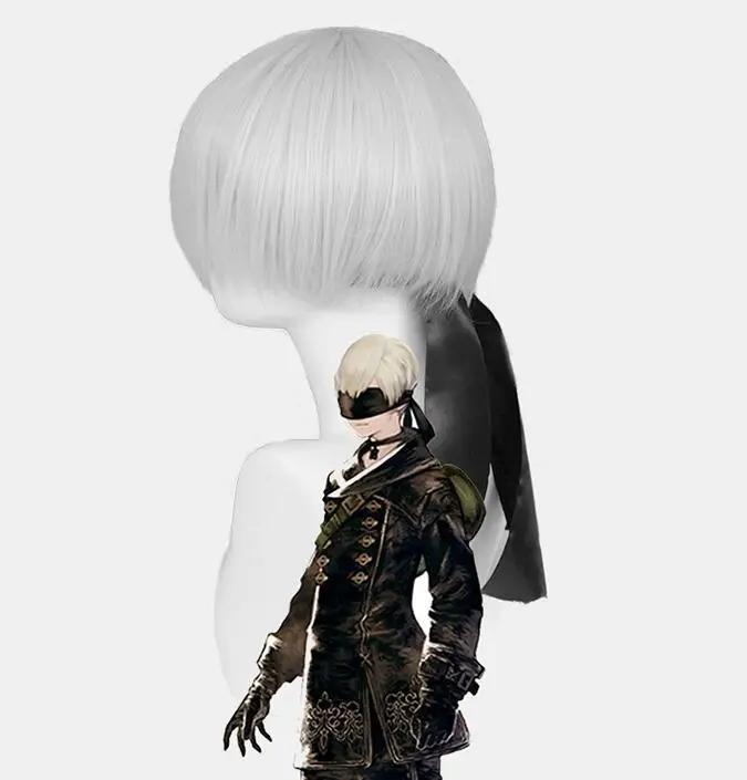 NieR: платье для костюмированной вечеринки 9S полный комплект оружие парик обувь