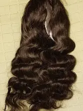 FEELME-pelucas de cabello humano con flequillo para mujeres negras, cabello Natural brasileño ondulado, con flequillo, Remy, pelucas con flequillo