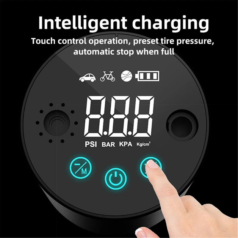 Xiaomi Eco-Chain Portable Digital Tire Pressure Detection Electric Inflator Pump For Bike Motorcycle Car Football PK MOJIETU