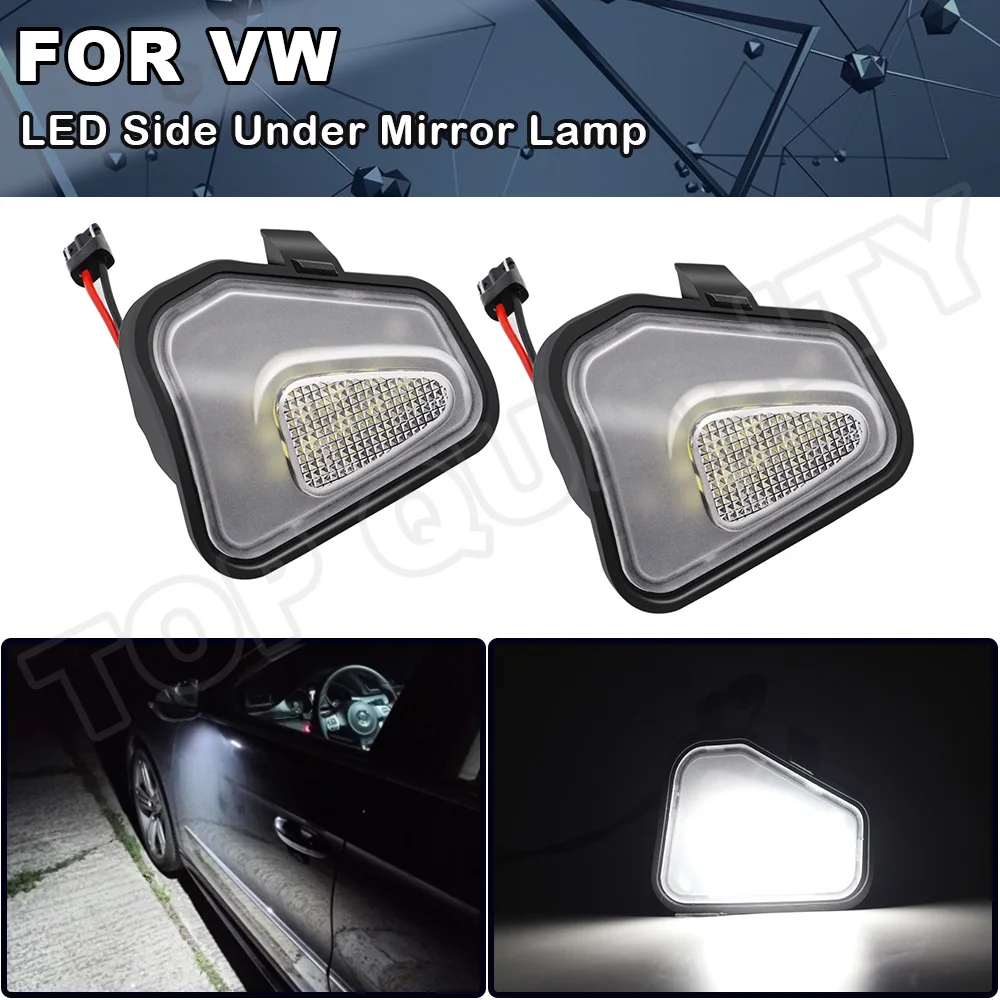 2X SMD белый светодиодный модуль освещения лужайки для Volkswagen VW Passat EOS CC Scirocco Jetta MK6 |