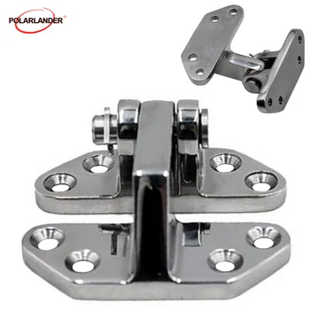 

Flush Door Strap Boat hinge 10x10x0.5cm Butt Hinge Hardware Round Turn Button Grade Cast Hatch Strap 1pc Folding Boat Door