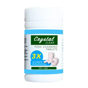 

Effervescent Tablets Swimming Pool Cleaning Disinfecting Home Pool Tubs Spas Water Cleaning Sterilization