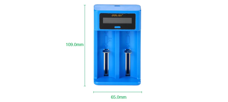 Golisi I2 2A Smart USB Charger with LCD Screen