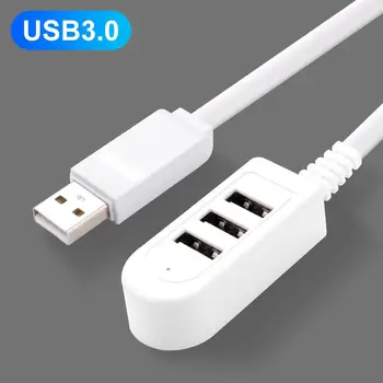 

Multifunction 3 USB Ports Charger Converter Expansion Cable Splitter for Laptop