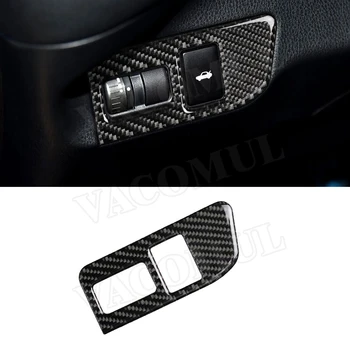 

Carbon Fiber Interior Trim Car Rear Trunk Boot Switch Button Frame Cover Sticker For Toyota GT86 FT86 ZN6 Subaru BRZ 2013-2017