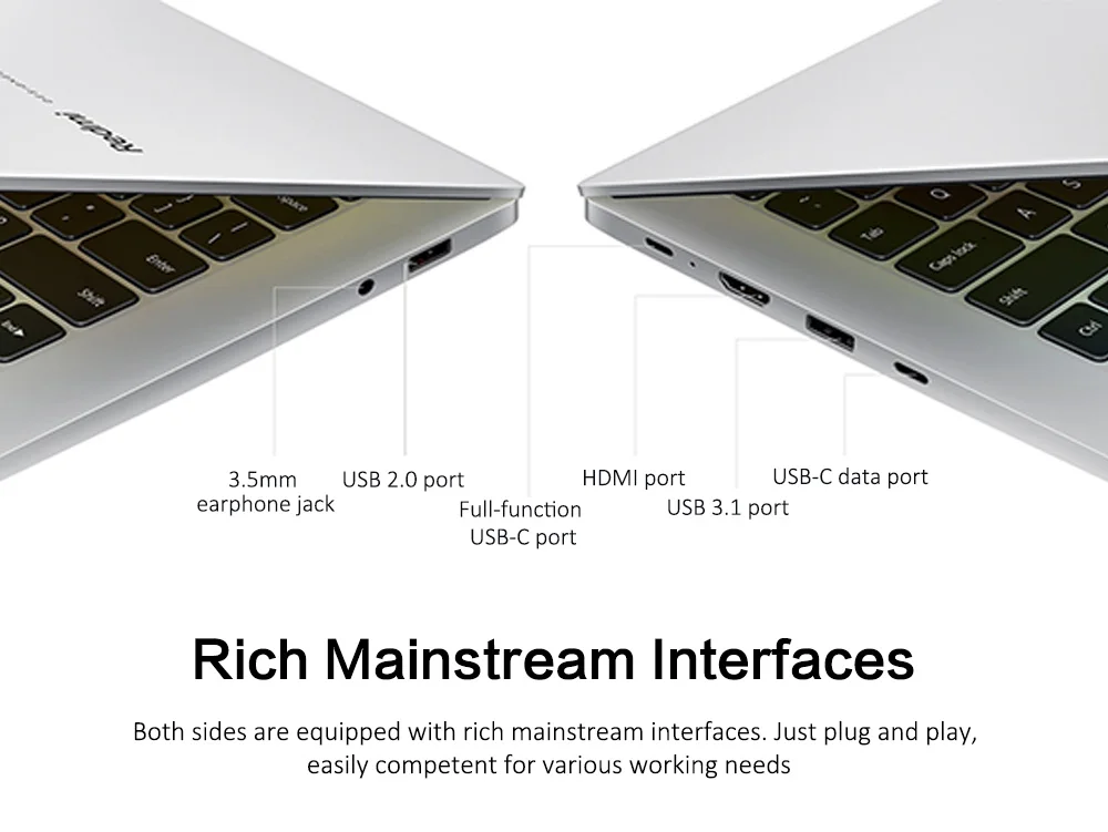 Xiaomi RedmiBook 14 Ⅱ 14-inch FHD Laptop 8-core 8GB RAM 512GB ROM 40Wh Battery 11h Long Endurance