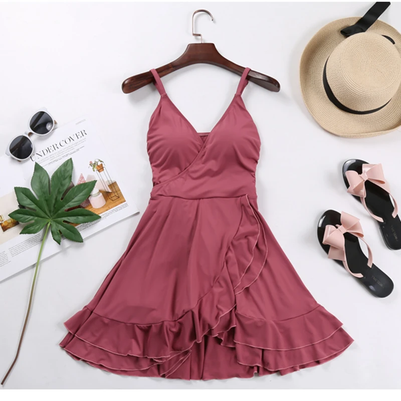 ladies red swimsuits