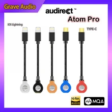 Hilidac audirect atom pro telefone decodificador mqa ess9218c pro amplificador de fone de ouvido portátil lossless amp usb dac TYPE-C/relâmpago