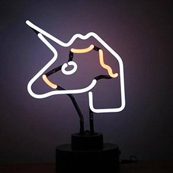 

Chi-buy neon sculpture sign glass tube neon light desktop decoration neon lamp Girl room Unicorn night light
