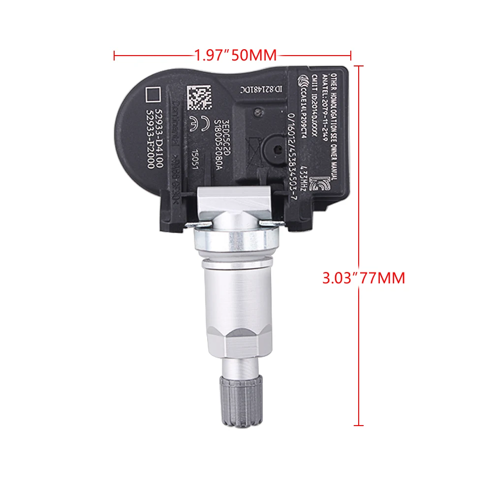4 / ǰ Ÿ̾ з  433MHzz  Ÿ̾ з ͸  BMW 36106798872 RS-TP001-4PCS