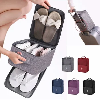 

Travel shoe bag Portable Shoes Storage Organizer Waterproof Sorting Zipper Lock Storage Large Capacity Wardrobe Suitcase