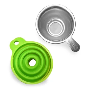 

3D Printer Parts Photosensitive Resin Foldable Silicone Funnel Stainless Steel Filter LCD DLP Photocurable Tool