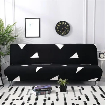 

Sofa Cover Non Slip Simple Couch Cover Elastic Furniture Protective Cover Printing Geometric Patterns For 1/2/3/4 Seat Durable
