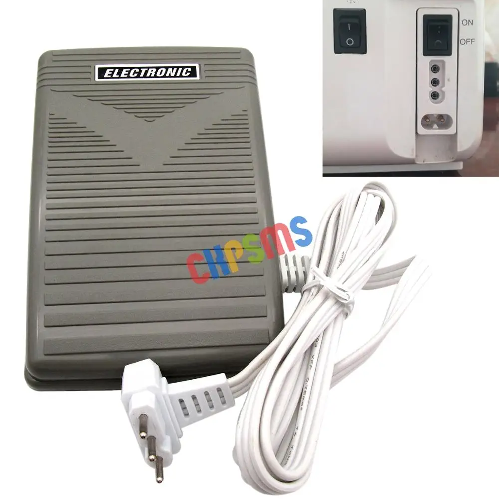 #033071222 Pedale Comando A Pedale 3 Poli Adatto Per Janome (Newhome) 1600P-Qc, 6125Qc, Ce2200 Husqvarna Viking 118 Smeraldo, 122