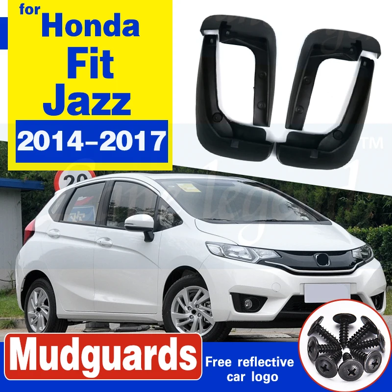 Set Molded Mud Flaps For Honda Fit / Jazz 20142017 Mudflaps Splash