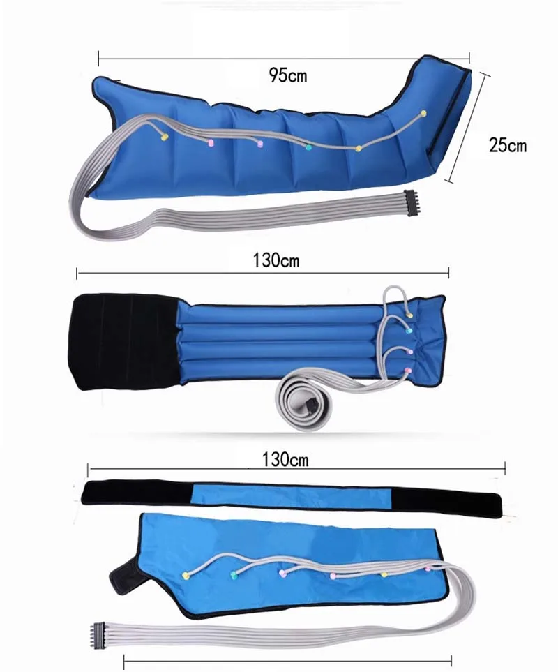 Pressotherapy Air Compression Leg Foot Massager Vibration Infrared Therapy Arm Waist Pneumatic Air wave pressure machine