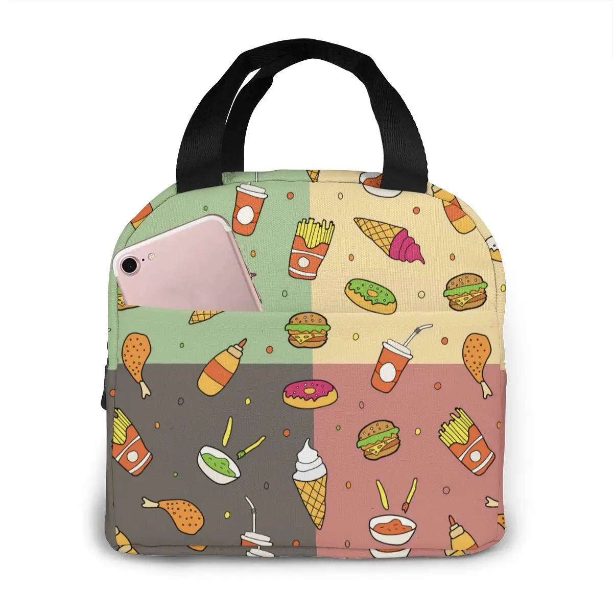 Japanese Sushi Lunch Bag Kid Women Insulation Portable Waterproof