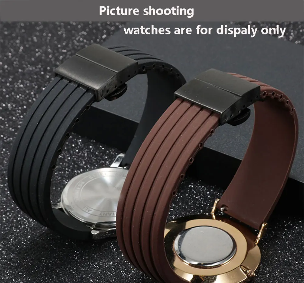 20 мм 22 мм водонепроницаемые часы с силиконовым корпусом ремешок с пряжкой-бабочкой адаптация samsung Galaxy Watch gear Sport S4 S3 S2 умные часы