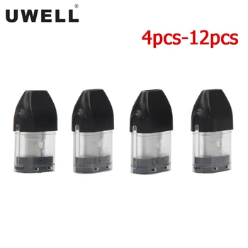 

4PCS-12PCS Uwell Caliburn Pod Cartridge Top Filling 2ML Atomizer 1.4ohm Vaporizer for Caliburn Vape Pod Electronic Cigarette