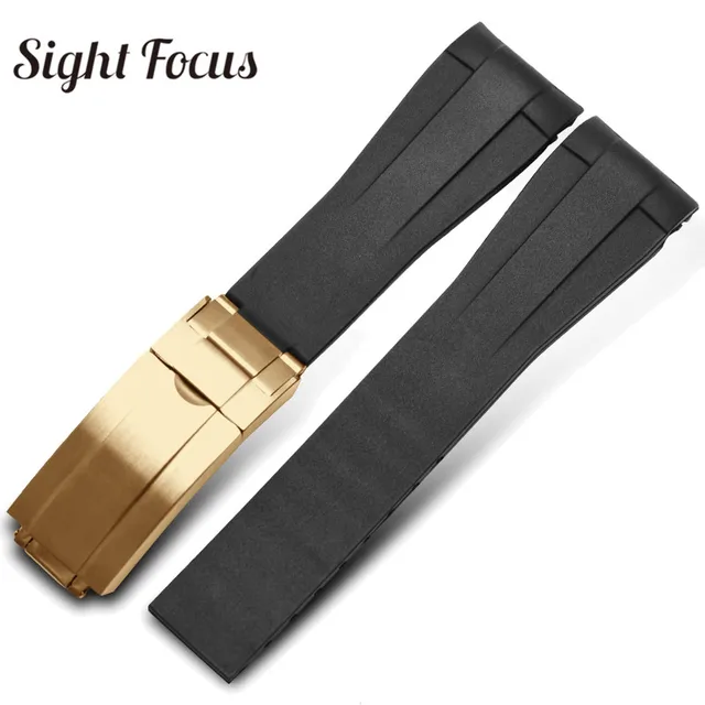 20 millimetri Curved End Cinturino In Gomma per Rolex Daytona Nero Fantasma  Acqua Mens Cinturino di Vigilanza Del Braccialetto Relogio Masculino Montre  correa|Watchbands| - AliExpress
