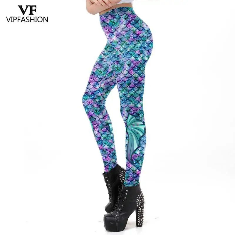 VIP FASHION Hot Sale Women Capri Leggings Sport Leggings Galaxy Mermaid Printed Leggins Push Up Sexy Femme Leggings VIP FASHION Hot Sale Women Capri Leggings Sport Leggings Galaxy Mermaid Printed Leggins Push Up Sexy Femme Leggings