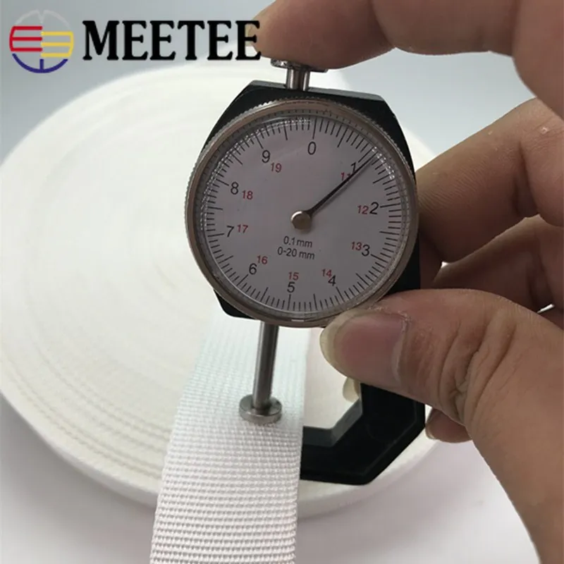 8 метров Meetee 1 мм плотные нейлоновые лямки ленты сумка ремешок 20/25/32/38 мм открытый ремень сумки из натуральной кожи косая бейка аксессуары