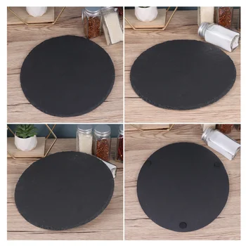 

1Pc Slate Plate Novel Safe Banquet Plate Slabstone Pan Chic Display Dish Serving Dish